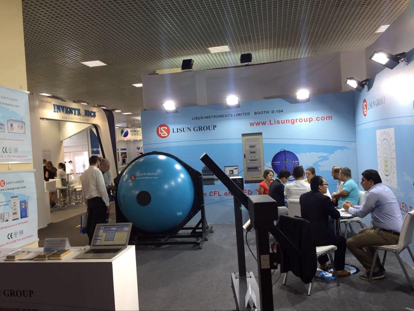 LISUN engineer come back with fruitful result from the Istanbul Lighting Exhibition
