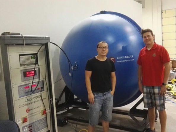 USA - The second stop in United States for LSG-1600 goniophotometer and LPCE-2 spectroradiometer integrating sphere aftersales service image