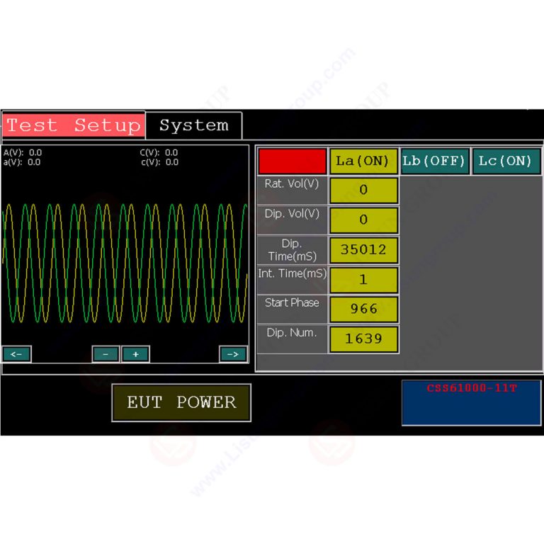 Voltage Dips and Interruptions Generator
