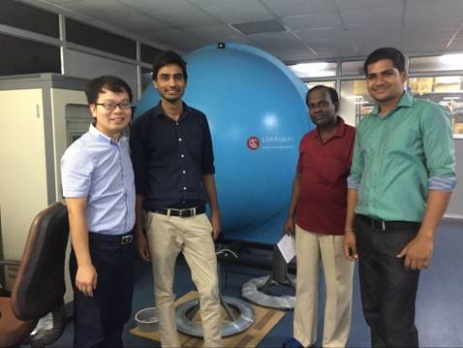 India - Lisun engineer installed EMI receiver and integrating sphere system image