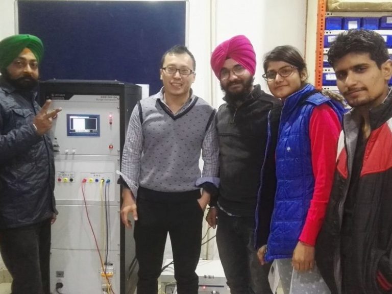 India - Training and Installation for  surge generator and LPCE-3 spectroradiometer integrating sphere system image