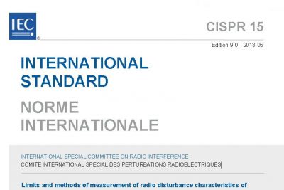 The Main Differences Between Lighting test Standard CISPR 15: 2018 and 2013 Versions