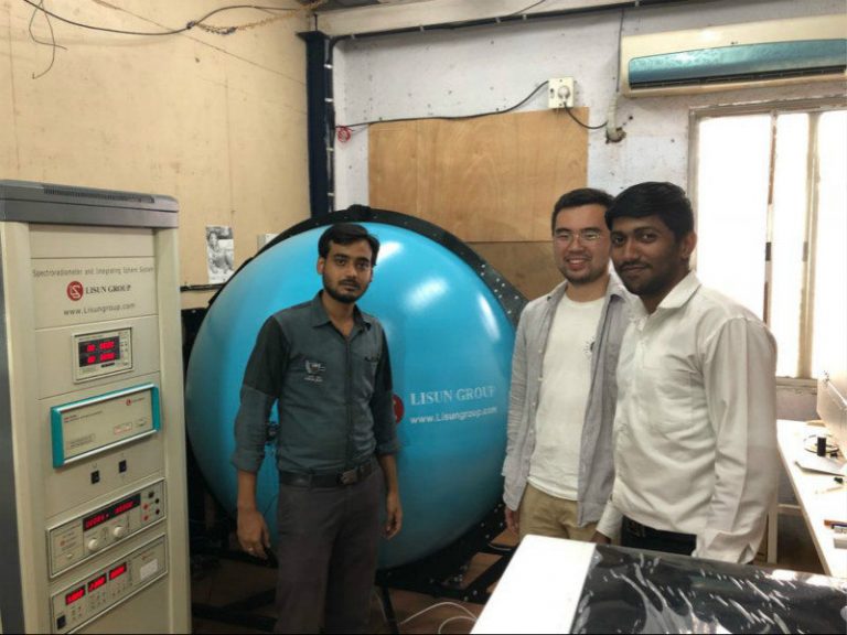 India-LISUN engineer visit India to do installation and training for LPCE-2 High Precision Spectroradiometer Integrating Sphere System image