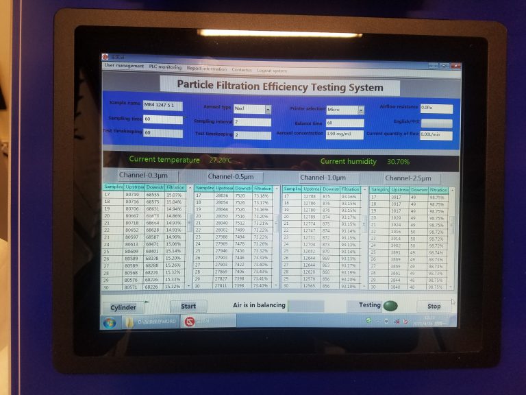 Italy-Customer installed GLE-20 Particulate Filtration Efficiency Tester independently by watching the video image