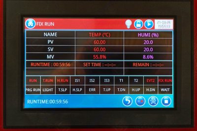 How does the high and low temperature humidity chamber work?