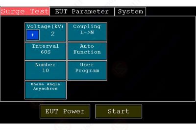 The working principle of lightning surge generator