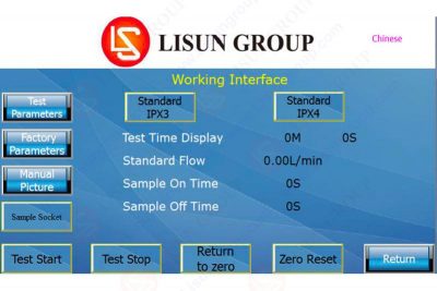 Classification and test of waterproof grade of lamps