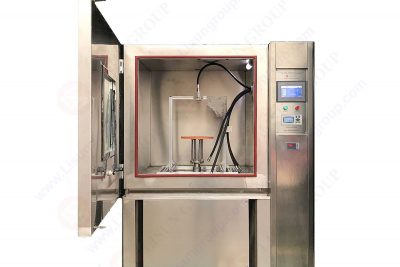 How does IPX9K waterproof test chamber operated