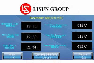 Needle flame test and different flame retardant test methods