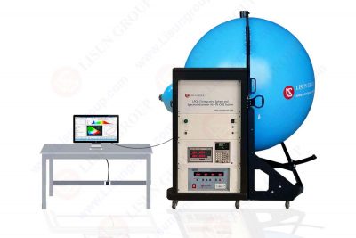 Integrating sphere setup for the LED light measurement