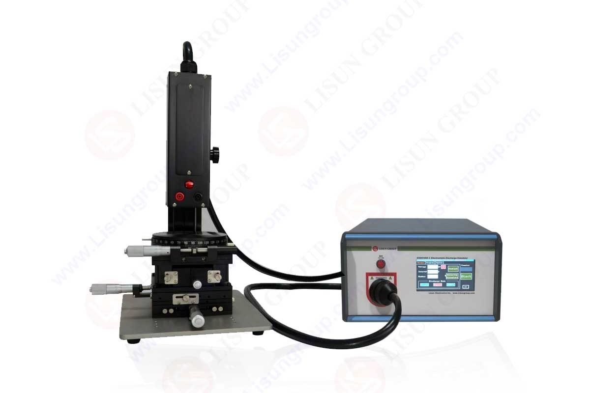 How can you use LISUN’s ESD Stimulator Gun (ESD61000-2) to perform the ESD test