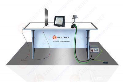 ESD table required to work with electrostatic discharge simulator together