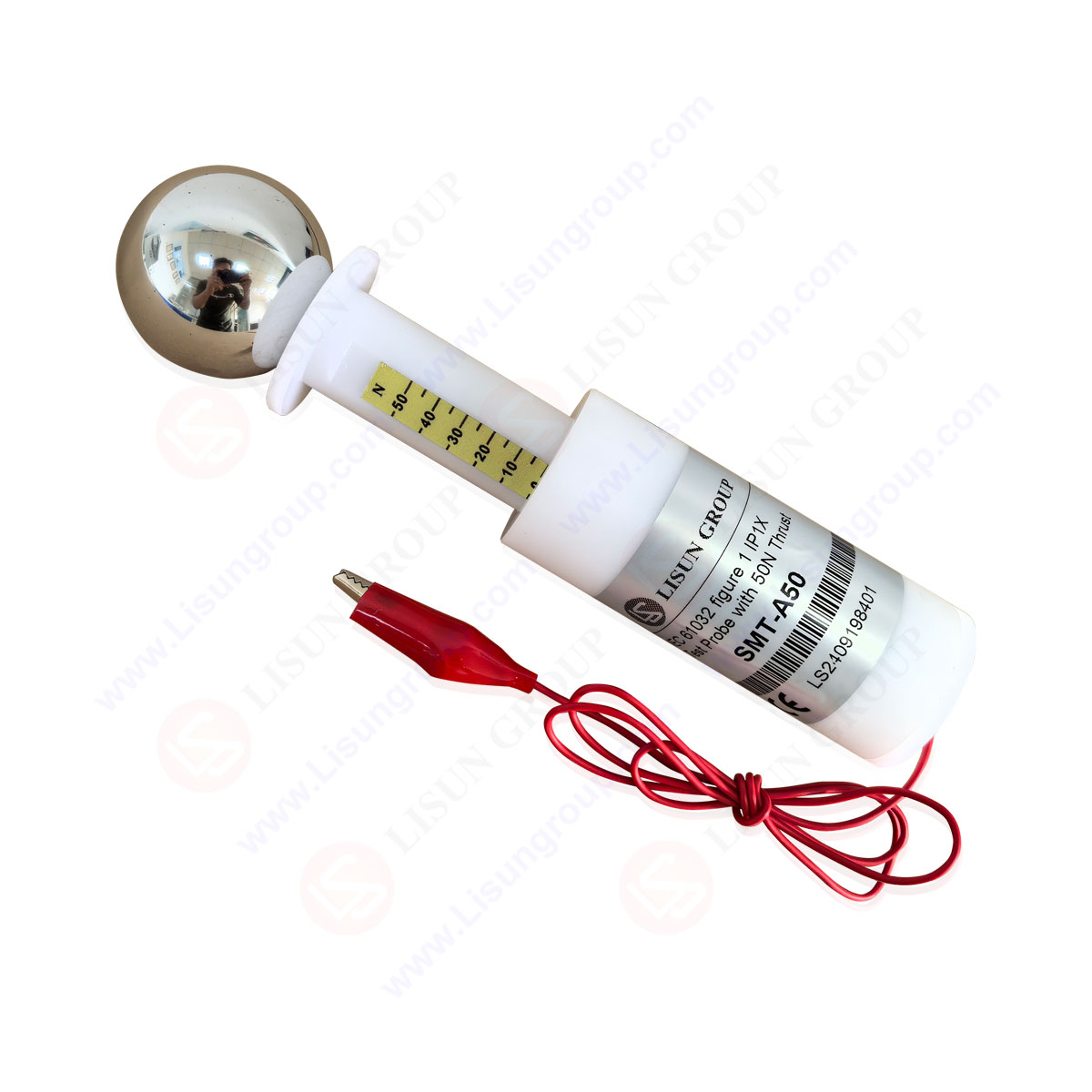 IEC 61032 figure 1 Test Probe A: IP1X Test Probe with 50N Thrust