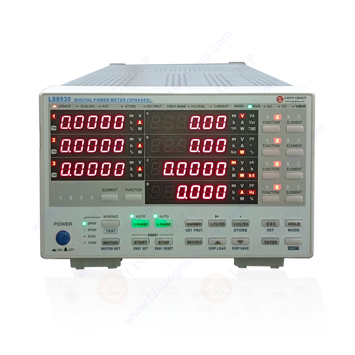 Digital 3-Phase Power Meter | Three-Phase Power Analyzer