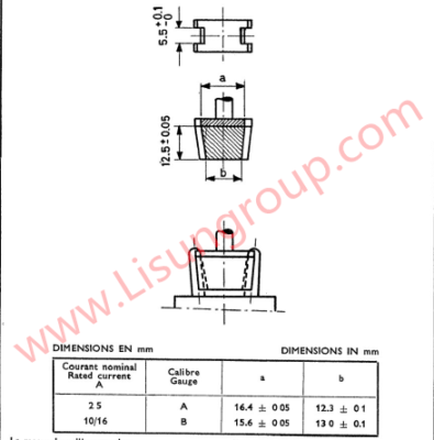 Gauges C19A and C19B of CEE7 for Checking Impossibility of Single-pole Insertion of Plugs into Socket-outlets