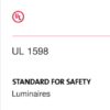 UL 1598: 2012 Standard For Safety – Luminaires