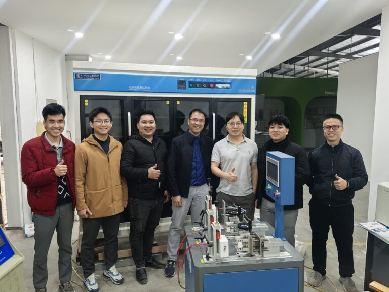 Vietnam – LISUN engineer provide installation and training for the RoHS tester and LED driver aging rack image
