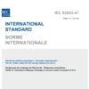 IEC 62053-41:2021 Electricity metering equipment – Particular requirements – Part 41: Static meters for DC energy (classes 0,5 and 1)