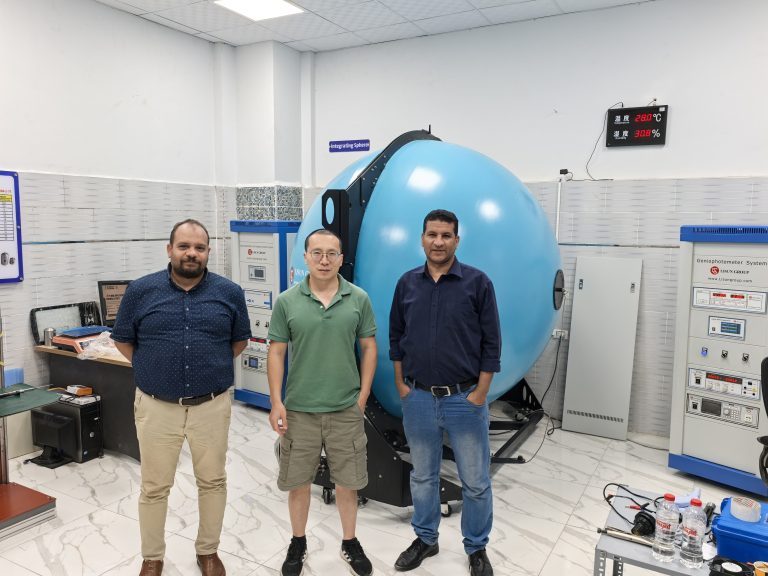 Egypt – Successfully Installed LISUN LSG-6000 LM-79 Moving Detector Goniophotometer (Mirror Type C)  and LPCE-2(LMS-9000) High Precision Spectroradiometer Integrating Sphere System image