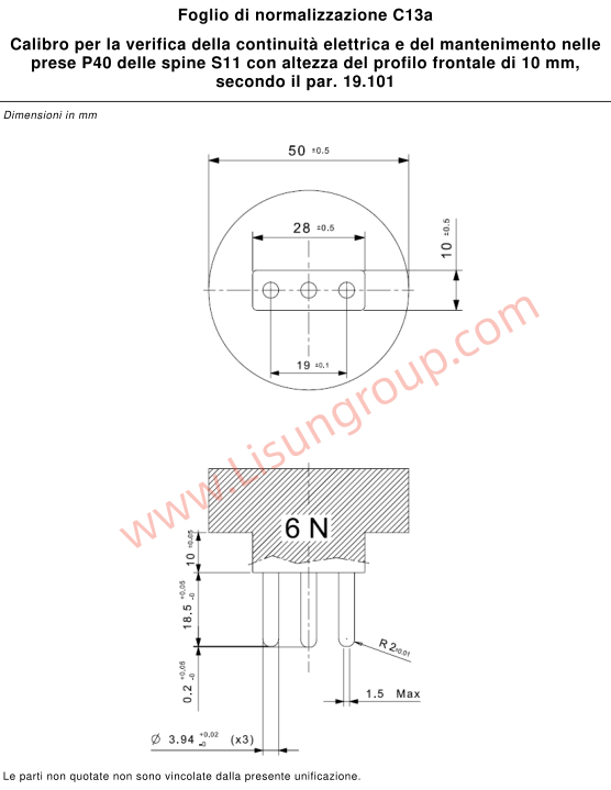CEI 23-50 V4 Figure C13a Gauge