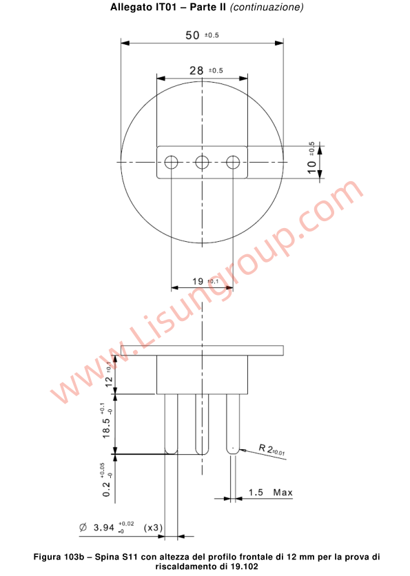 CEI 23-50 V4 Figure 103b Gauge