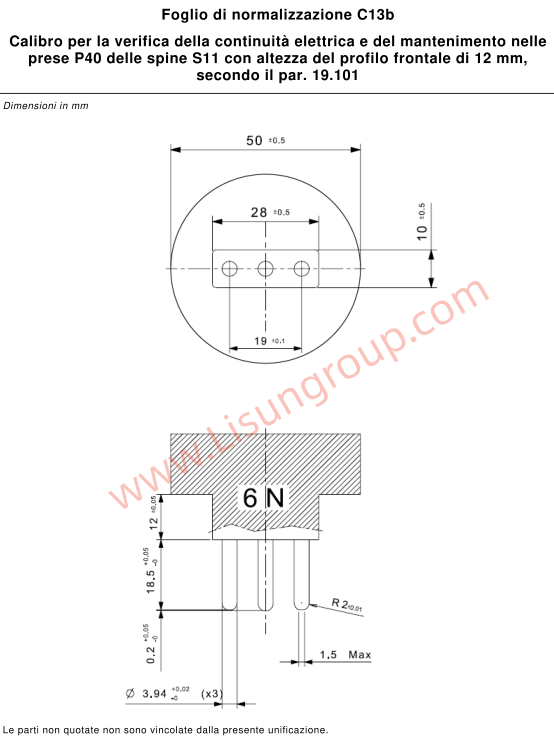 CEI 23-50 V4 Figure 13b Gauge