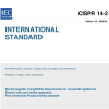 CISPR 14-2:2020 Electromagnetic compatibility-Requirements for household appliances,Electric tools and similar apparatus-Part 2:lmmunity-Product family standard