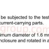 Test Rod of UL 962A:2023 Clause 44