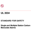 UL 2034:2024 Single and Multiple Station Carbon Monoxide Alarms