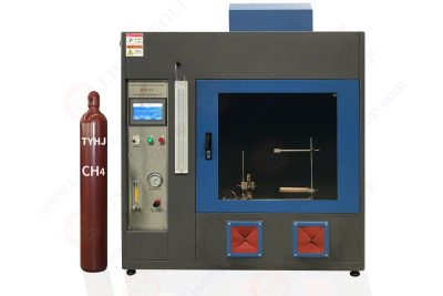 Research on Application and Performance of Horizontal & Vertical Burning Tester Based on UL 94 Flammability Test