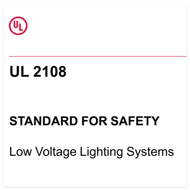 UL 2108:2023 Low Voltage Lighting Systems